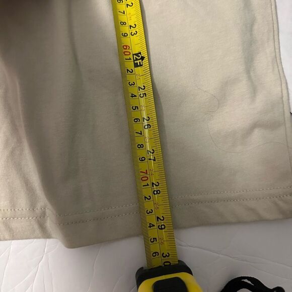 Men's Cream Long Sleeve Shirt Oversized Medium NWT - Picture 6 of 7